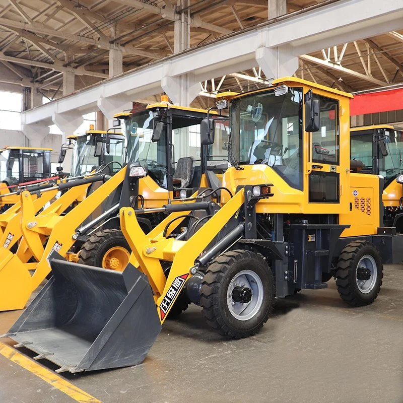 China Factory Construction Machinery CE EPA 600kg 1 Ton 2ton 3ton Front Bucket Used Towable Backhoe 4WD Wheel Loader with Good Price for Sale