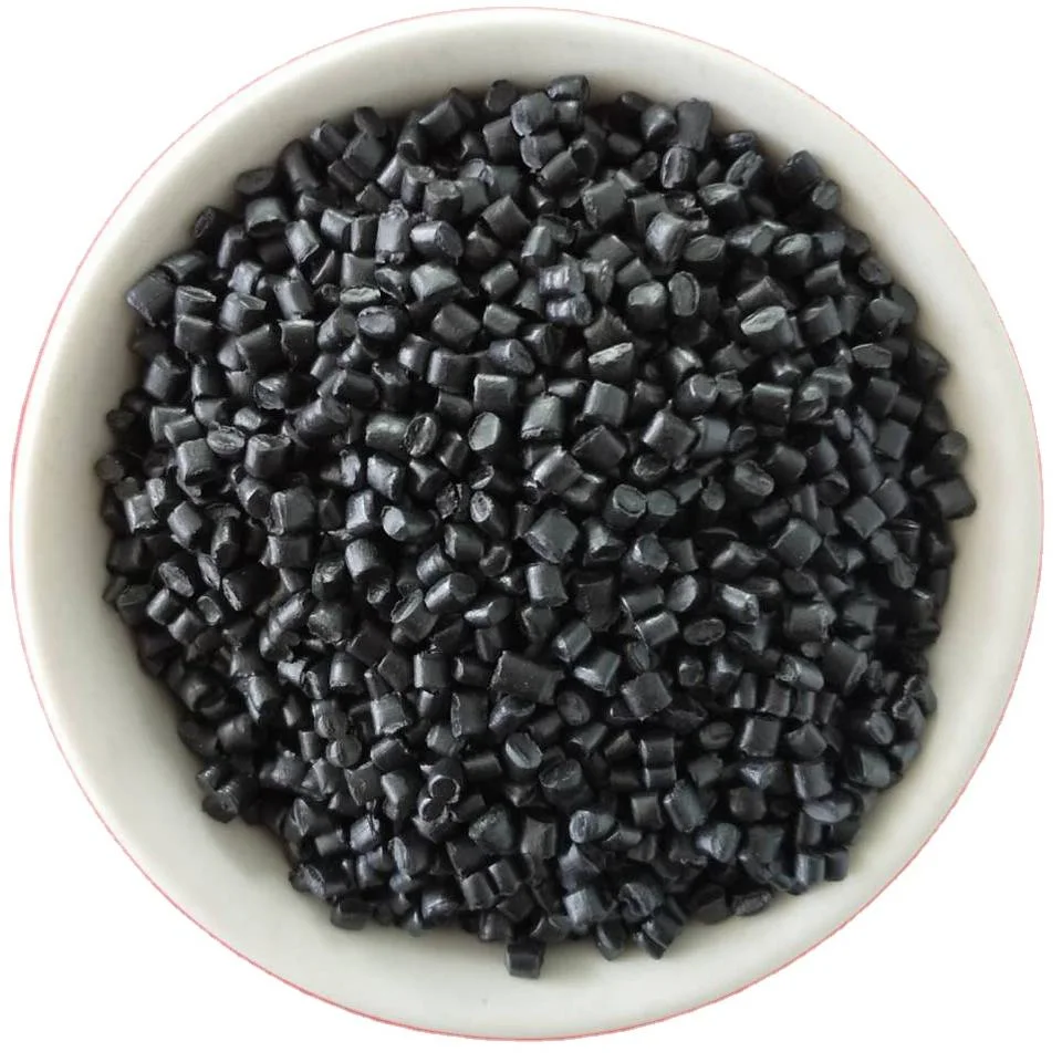 Pipe Grade HDPE PE100 Resin Virgin/Recycled Black Color HDPE Granules for Gas Transportation