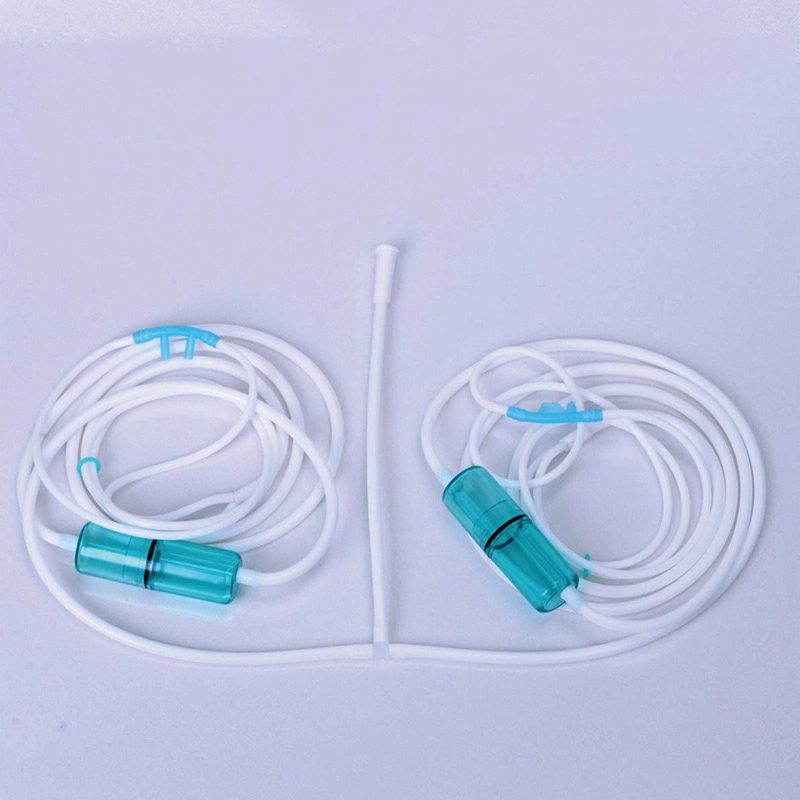 No Plastic Smell Silicone Soft Transparent White Color Reusable Oxygen Nasal Cannula