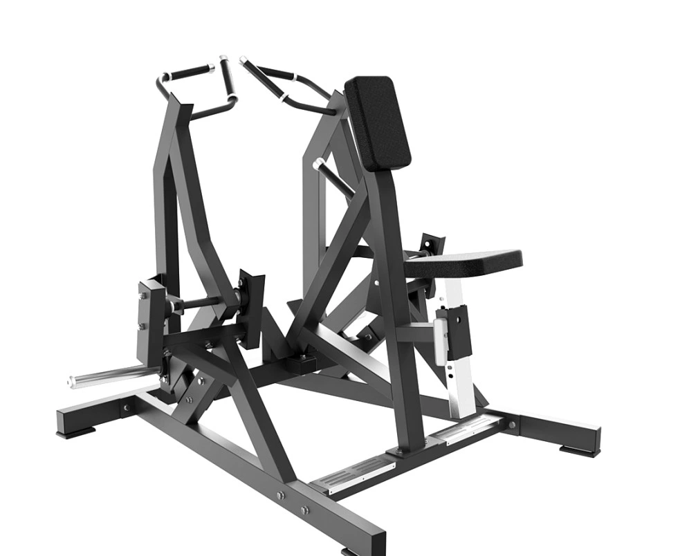 Equipamiento de gimnasio comercial placa Hammer Strength ISO cargado fila lateral