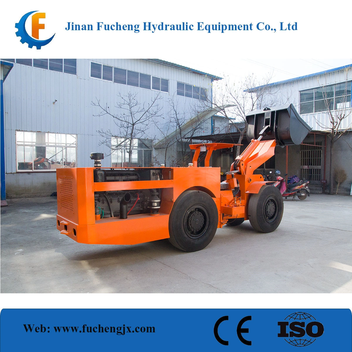 Hot sale 1.5 cbm diesel underground loader/ scooptram for mining with less noise