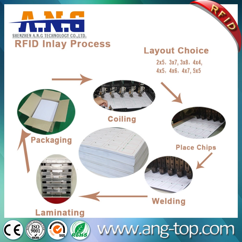 13.56MHz RFID Dry Inlay for RFID Tags for Library Management