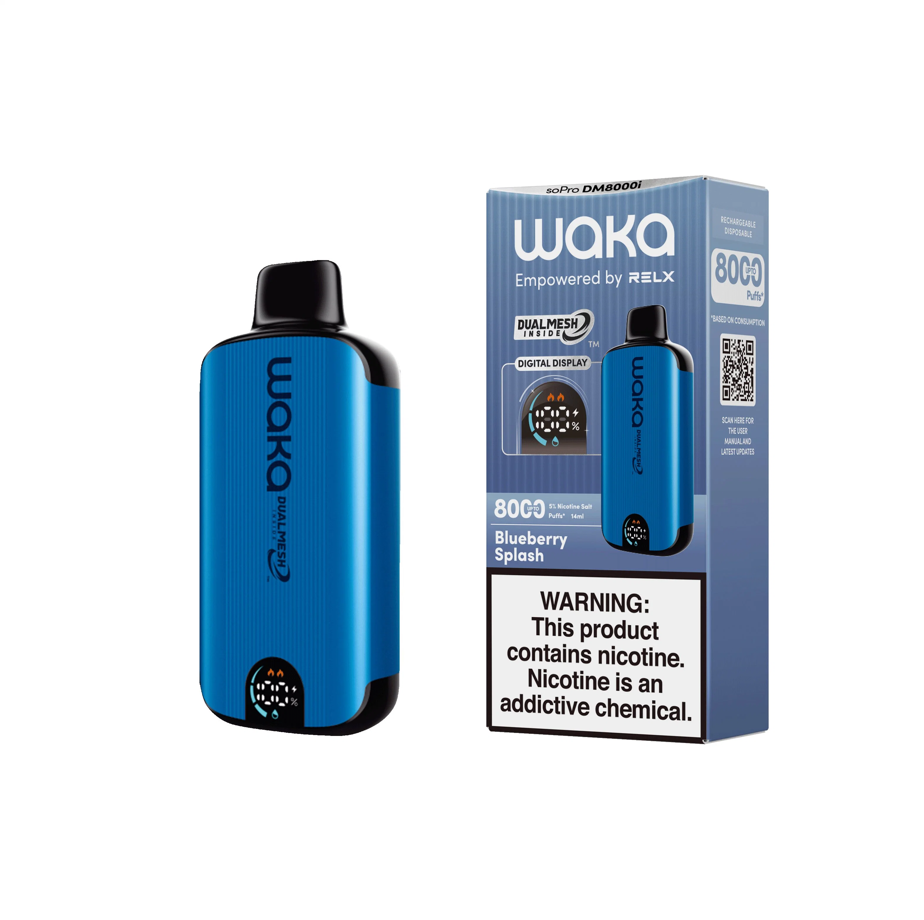 Vapes Waka PA10000 Wape descartável Vape Waka 8000 mais vendido Puffs