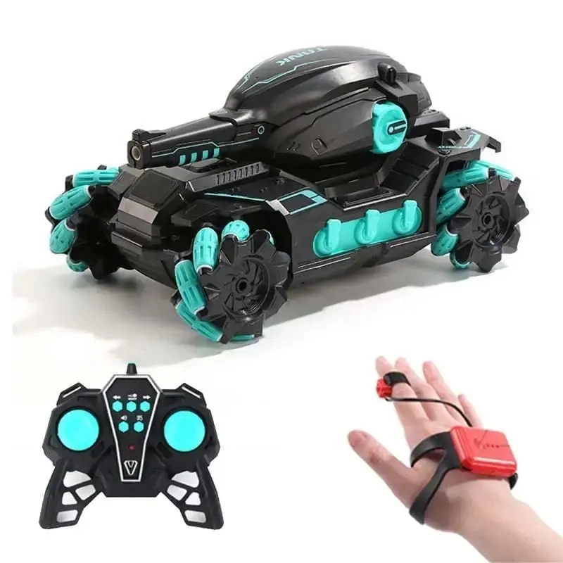 Dual Mode 2.4G Water Bomb RC Tank Car Hand Gesture Remote Control Water Bullet Stunt Car Drift Tank Vehicle Car Toy