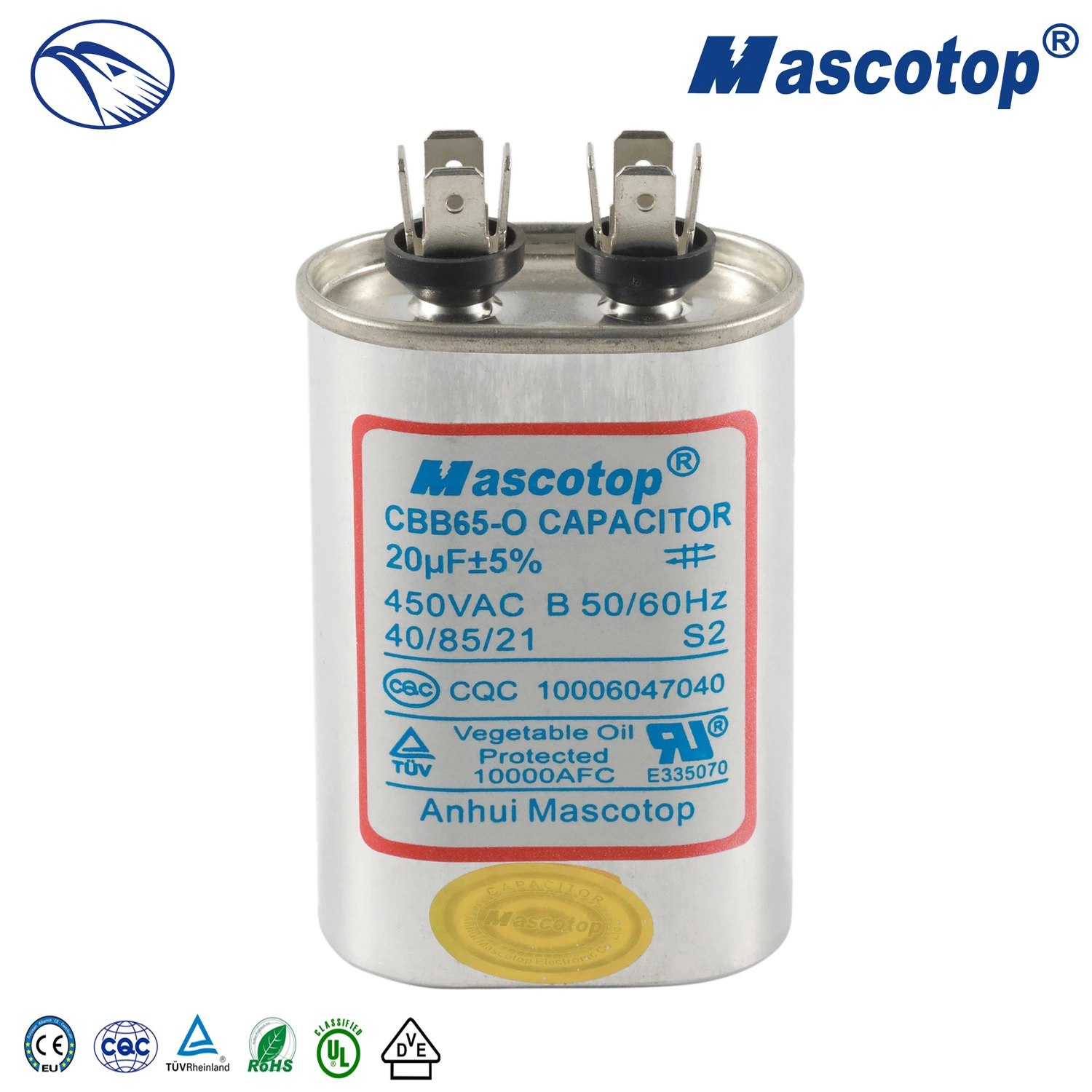 Cbb65-R Capacitor with High Insulation Resistance