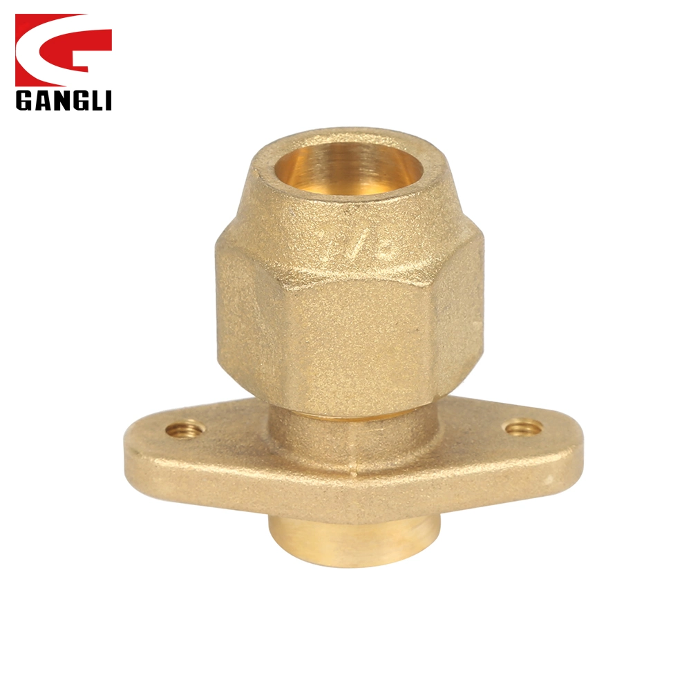 Gangli Brass Connectors Brass Fitting for Air Conditioners Flange Joint