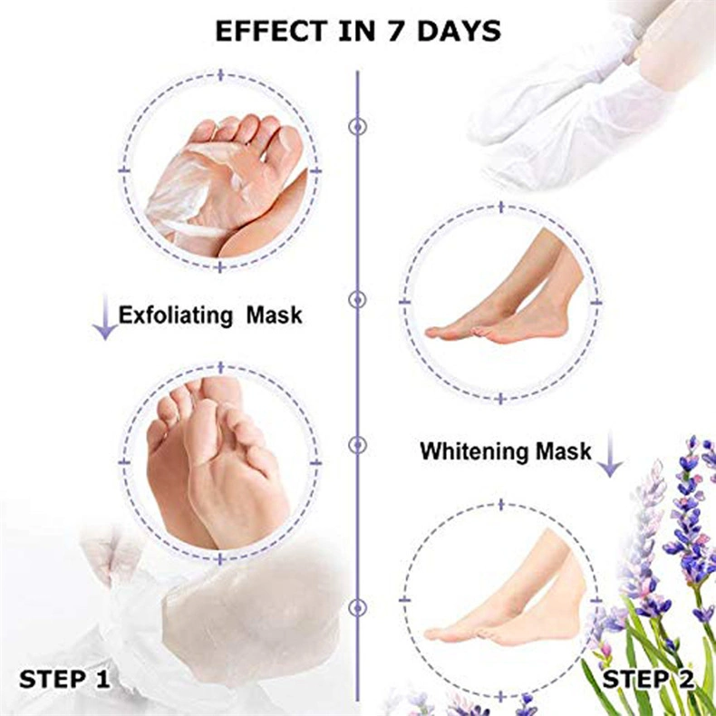 Beauty Cosmetics Skin Care Moisturizing Exfoliating Peeling Socks Lavender Foot Mask