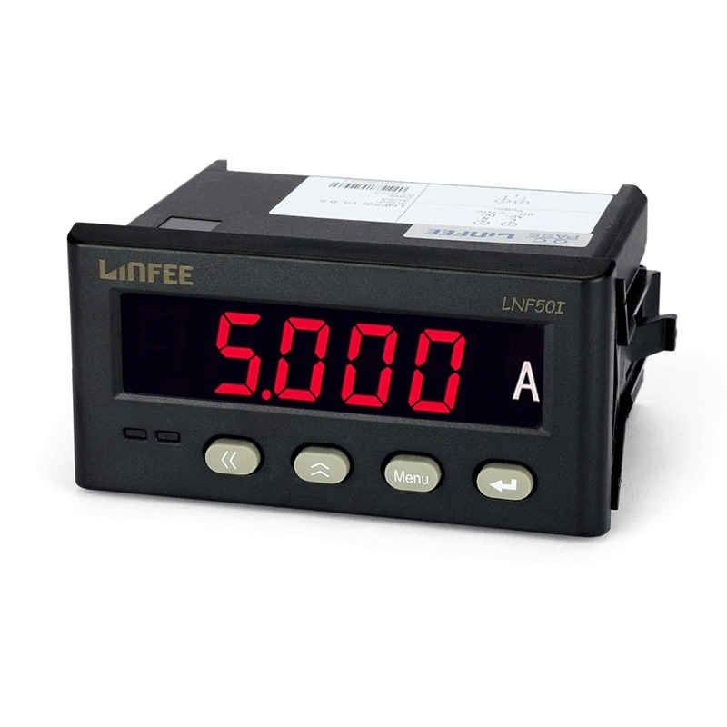 Lnf50I 80~270V Single Phase Current AC Panel Ampere 96*48mm Digital Meter