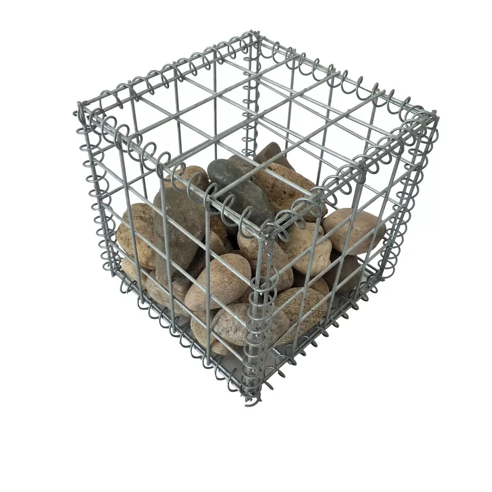 2X1X1m Factory Supply Galvanized Welded Gabion Walls Cabion Stone Cage