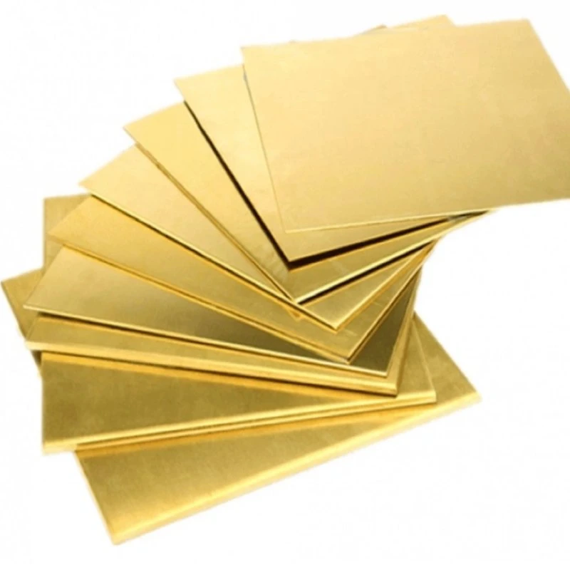 Cold Rolled Cuzn10 0.5mm Thickness Brass Sheet Copper Sheet Regular Size in Stock Brass Plate