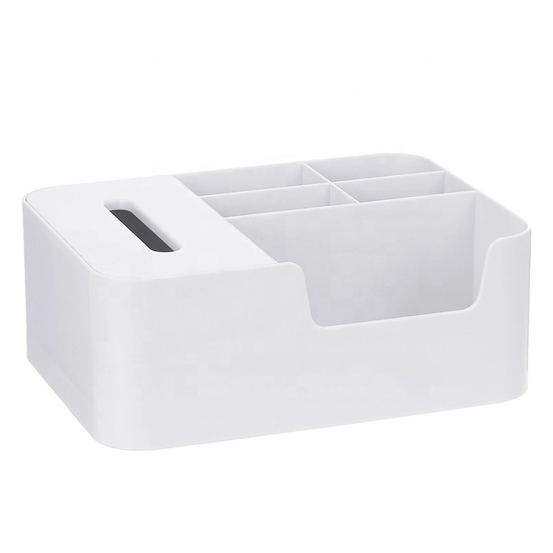 Fábrica Top Venta Nordic Style Hogar Gadget Control remoto almacenamiento Caja de tejido Caja con tapa de bambú