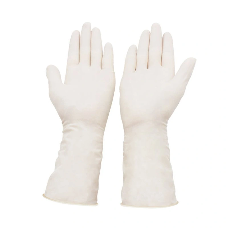 Guantes de China Fabricante Natural Latex desechables estériles Cirugía Guantes