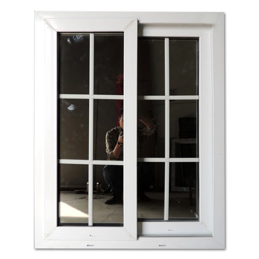 Low Price PVC Vinyl Casement Sliding Doors and Windows with Anti Mosquito Net