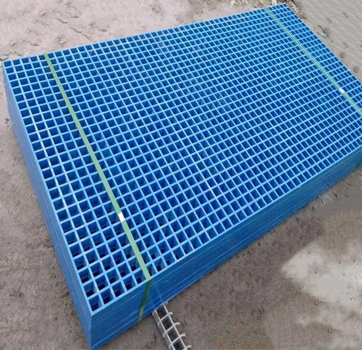 FRP Fiberglass Drain Grating Covers Industrial Floor Grating