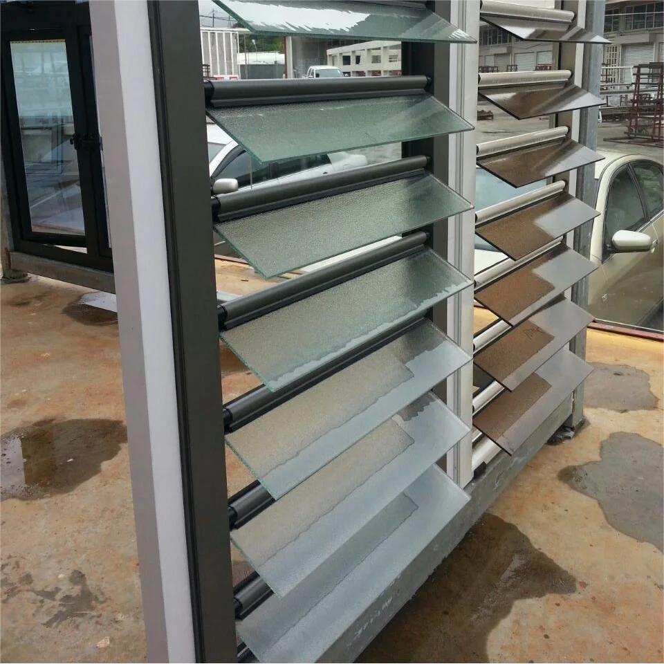 Aluminium Louver Open Shutter Door