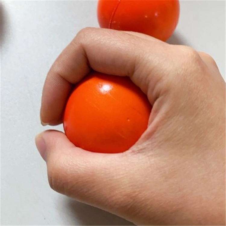 Manufacturer 5cm Orange Color PU Sponge Rubber Ball Soft Ball, PU Ball Stress Ball, Stock 50mm Orange Color Soft PU Foam Ball