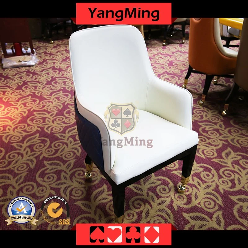 Korean Style Double Back Custom Casino Hotel Pulley Dining Table and Chairs Star Club Manufacturers Custom Chair Ym-Dk21