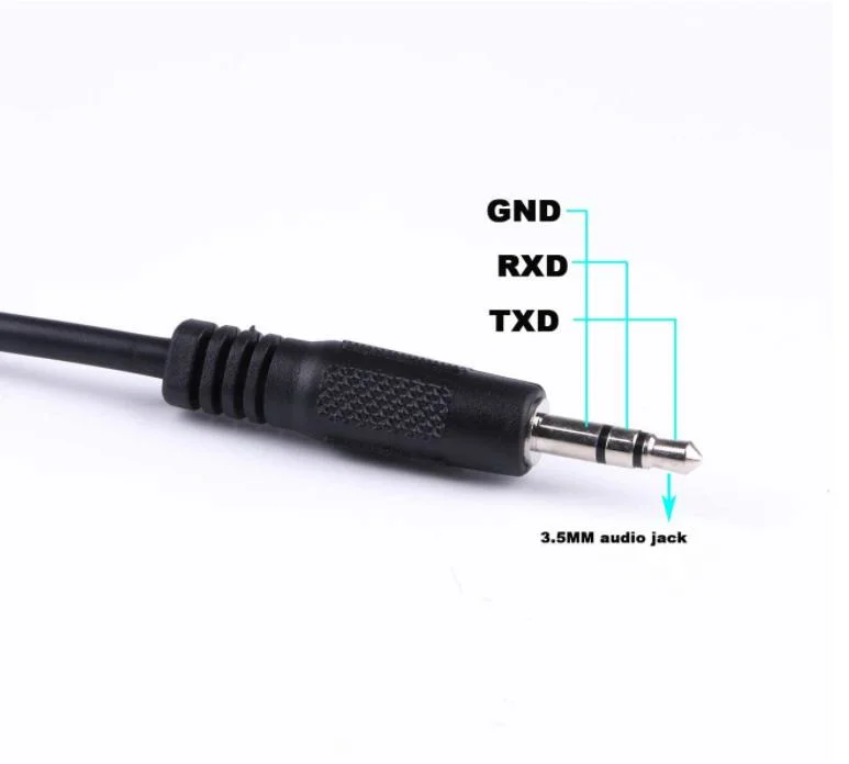 USB to Uart Cable Supports +3.3V Uart Signals 3.5mm Audio Jack