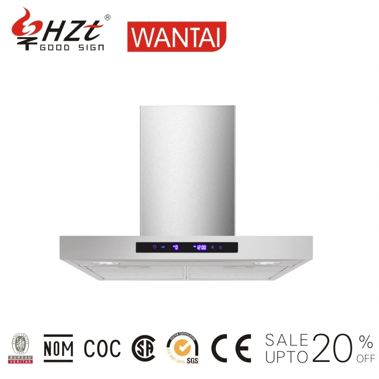 T Shape Range Hood Kitchen Appliance Ss Touch Control 60cm