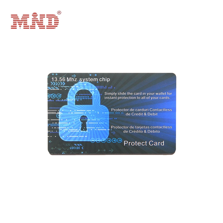 Top Sale Anti Theft Blocking RFID Credit Card Protector Anti Skimming Card