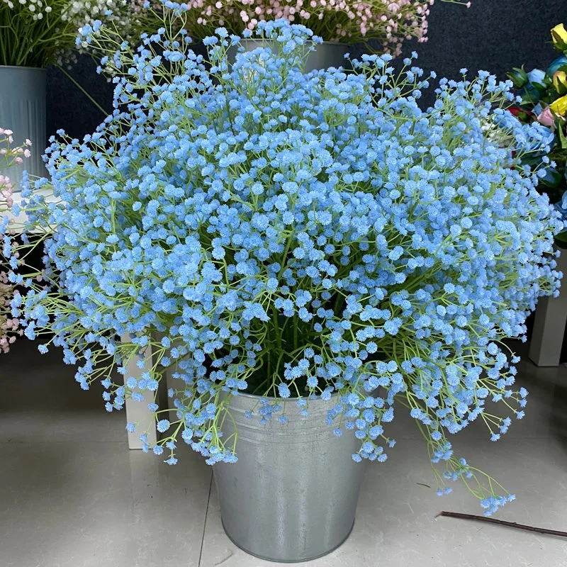 Искусственные цветы Gypsophila Babysbreath заводская цена для проведения свадеб оформление фоне