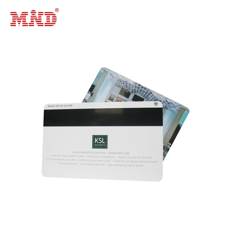 Cmyk Custom Printed Plastic PVC Magnetic Card with Hico 2750OE