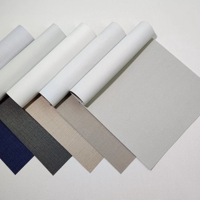 Solid Color Polyester Roller Blinds Fabrics