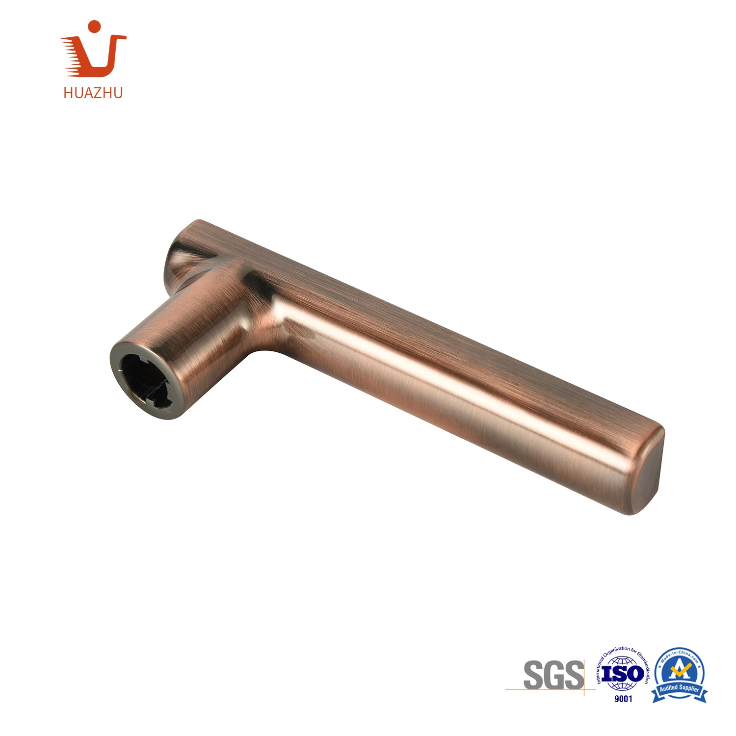 Modern Zinc Alloy Brass Door Handle Pull Handle Doors Accessories/ Silver Color OEM Factory