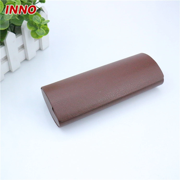 Inno-T187 Glasses Case Solid Colour PU Leather Hard Case for Eyewear Frame and Optical Frame Custom Colour and Logo, Eco-Friendly