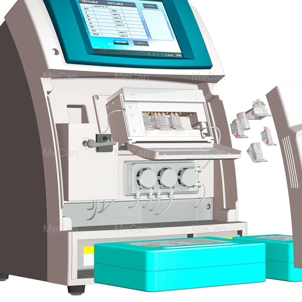 Vet Blutgasanalysator Tragbarer Menschlicher Blutgasanalysator