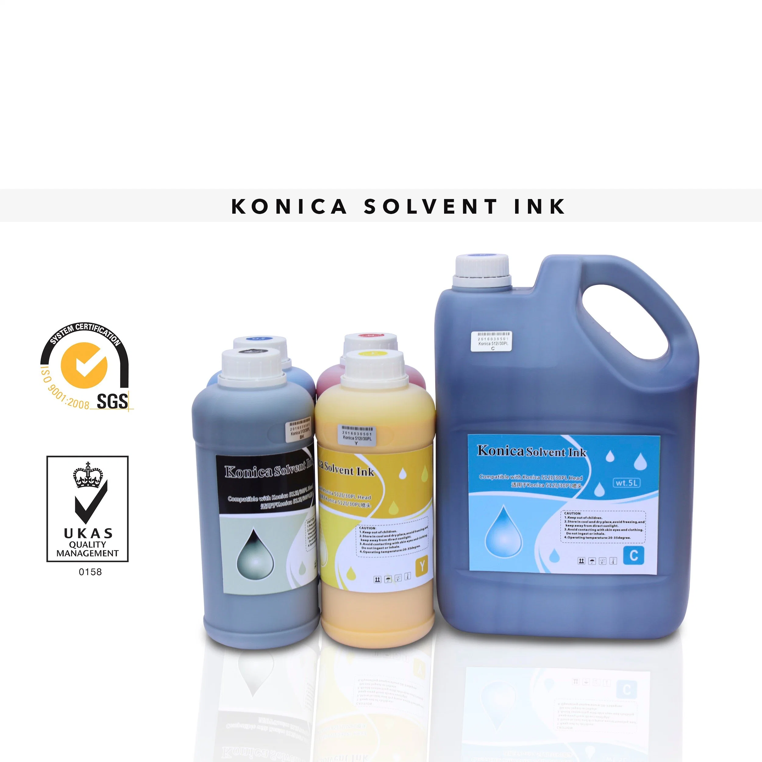 Km512I Km1024I Konica Solvent Ink for Km512ilnb-30 Print Head