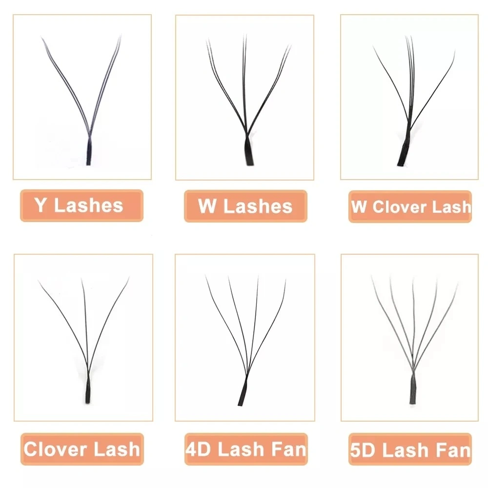 Benutzerdefinierte OEM Großhandel/Lieferant Koreanisch PBT YY Lashes Natural Black