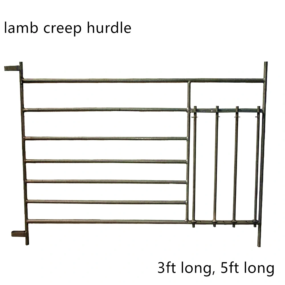 Custom Galvanzied Steel Sheep Lambing Gate in Frame H = 1, 00 M/0.85m