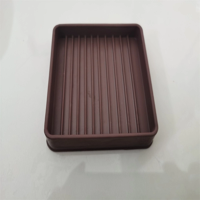 Rubber Furniture Cups Pads Non Slip 8 PCS 3.5''square Furniture Coasters Couch Bed Leg Protectors for Hardwood Floors