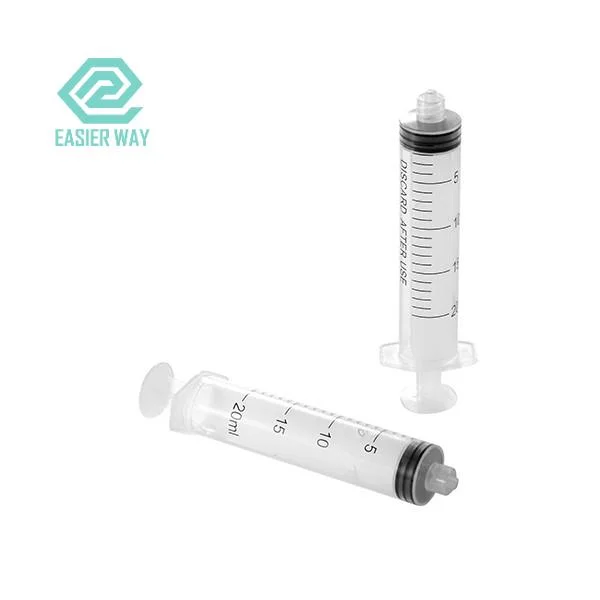 Disposable Medical Luer Lock Syringe with 21g Needle