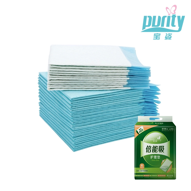 Jwc Super suave tejido sin tejer 60*90 Bebé orina Pad Pad desechables absorbentes