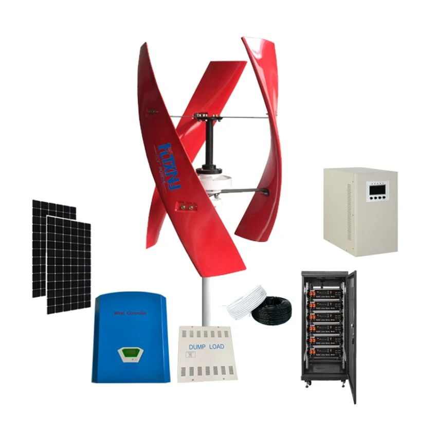 High Efficiency 400W/500W/600W/800W 12V/24V Vertical Wind Turbine System Generator for Home