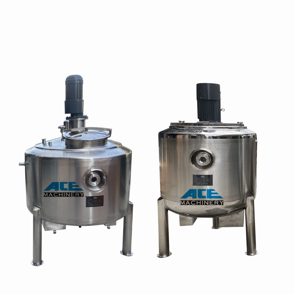 Mejor Precio Calefacción Eléctrica tanque de mezcla con Agitator Acero inoxidable Reactor de recipientes para limpiador multiuso