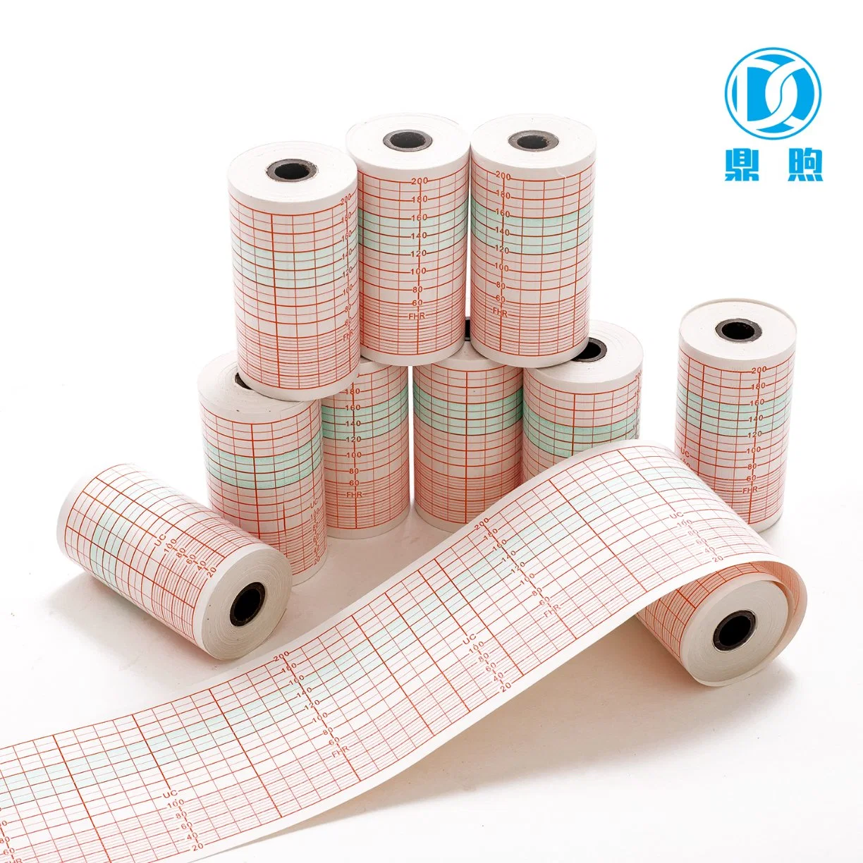 150*100-150p Medical Recording Paper Ctg Paper for Jinkewei Double Row