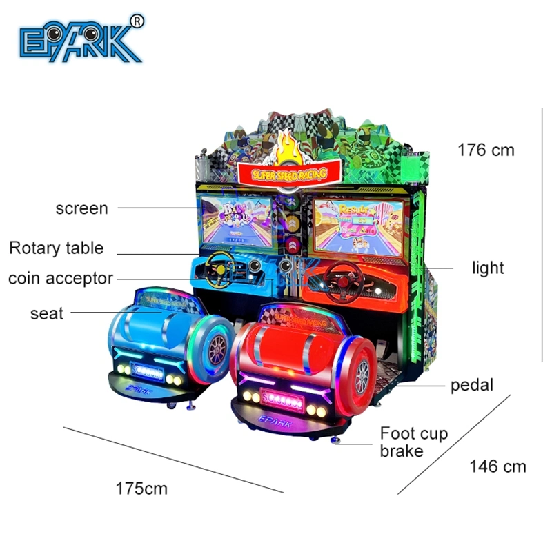 Coin Operated Amusement 3D Simulador Super Speed Racing Arcade Race Juego de video