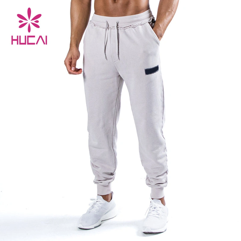 Ropa al por mayor hombres Moda Deportes ropa vestir pantalones lavados