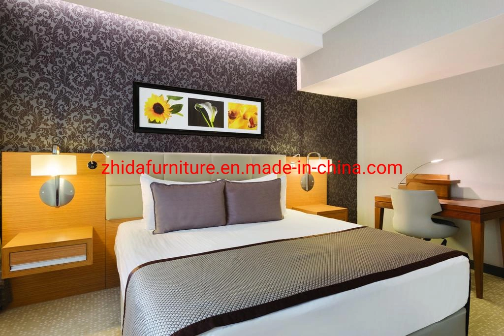 Villa Contemporary Plywood Veneer Furniture with Hotel Bedroom Furniture Set