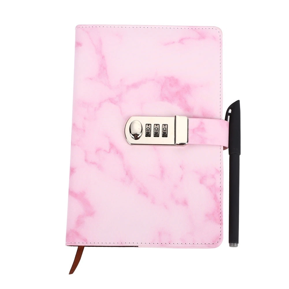 Vintage Marbling Notepad School Sketchbook Portable Concise Practical Password Notebook