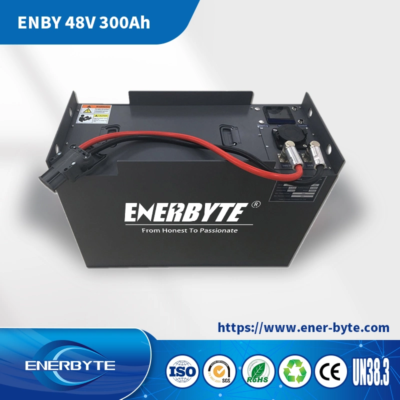 Bateria LiFePO4 de 48 V e 300 a para bateria eléctrica de empilhadoras de lítio