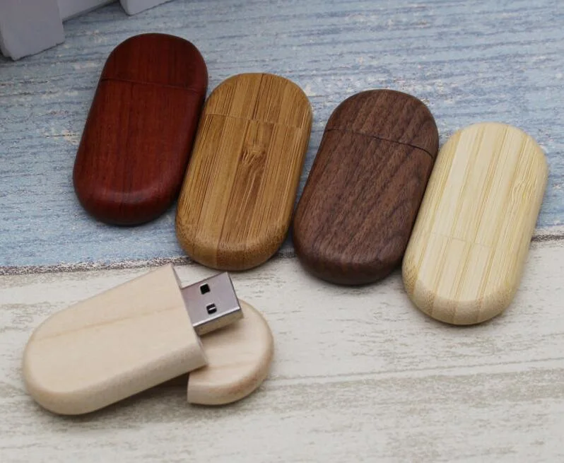 La memoria USB Flash Drive personalizados de madera para el estudio de fotografía