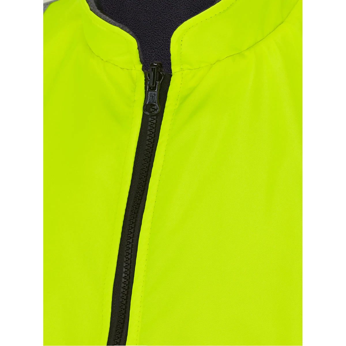 4 en 1 Soft Warmer Doubleside Bombardero Reversible Hi Vis Consealed reflectante chaqueta con capucha Ropa de trabajo de seguridad