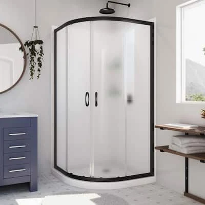 Modern Shower Room Glass Door Toilet Door Swing Door for Bathroom