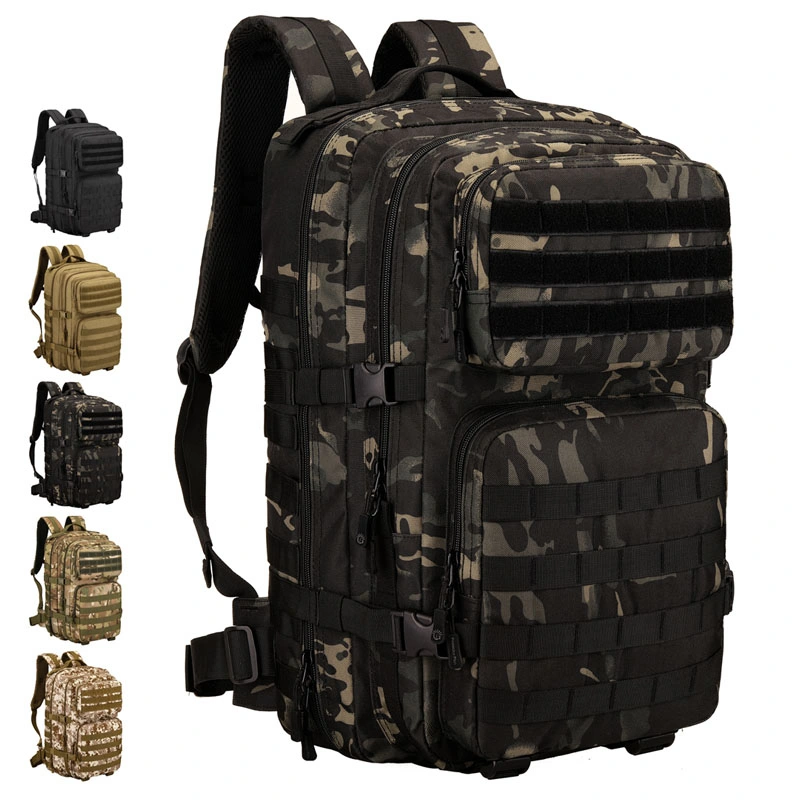 Custom Wholesale 45L Hiking Travel Molle Module Survival Combat Tactical Bag Daily Backpack