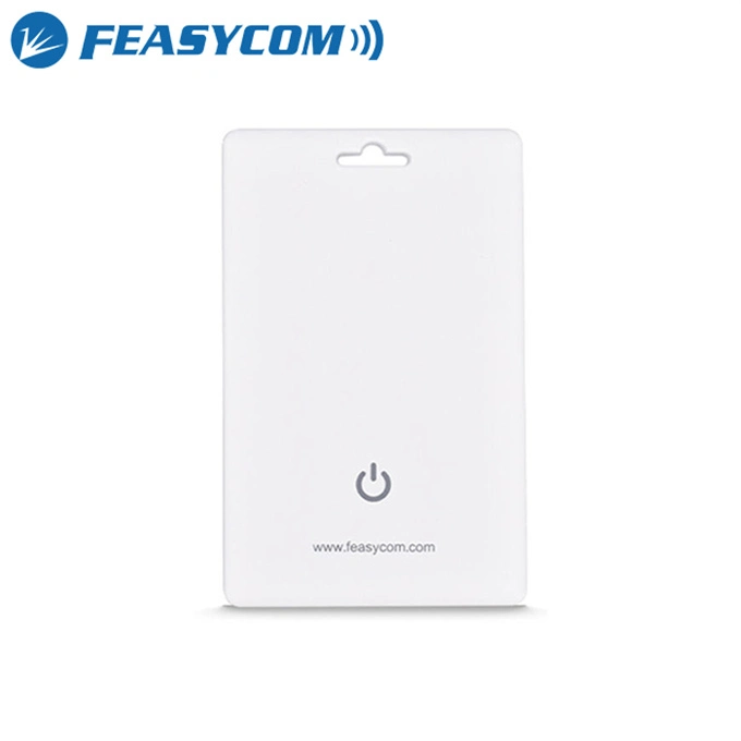 Feasycom Long Battery Life Mini Bluetooth 5.1 Wireless Tracking Tags Staff Management BLE ID Card Ibeacon with NFC