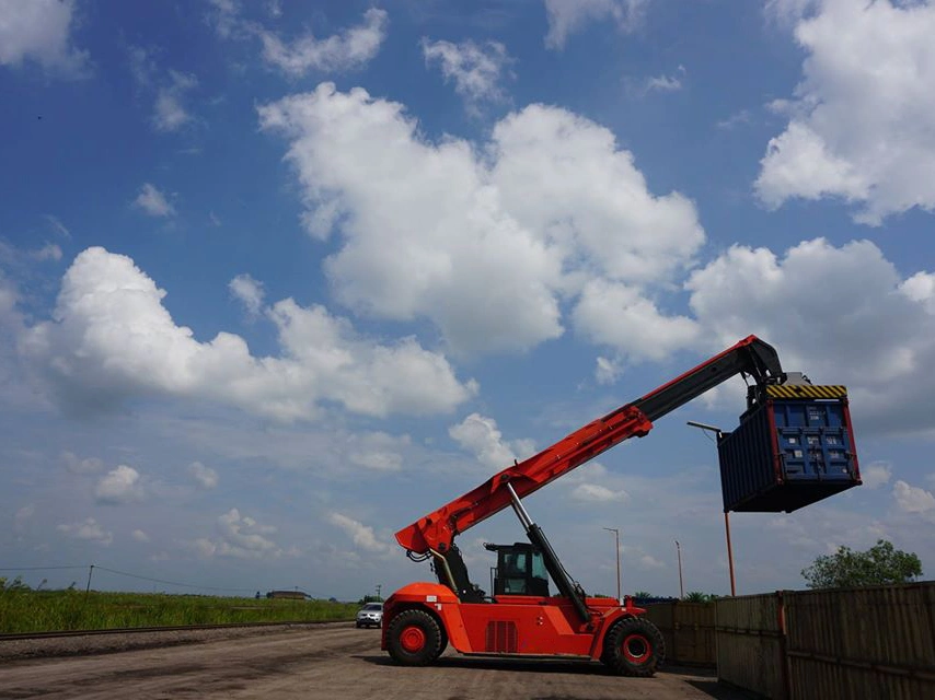 Porte-conteneurs électriques Xch907e pour grue à gerbeurs à vide